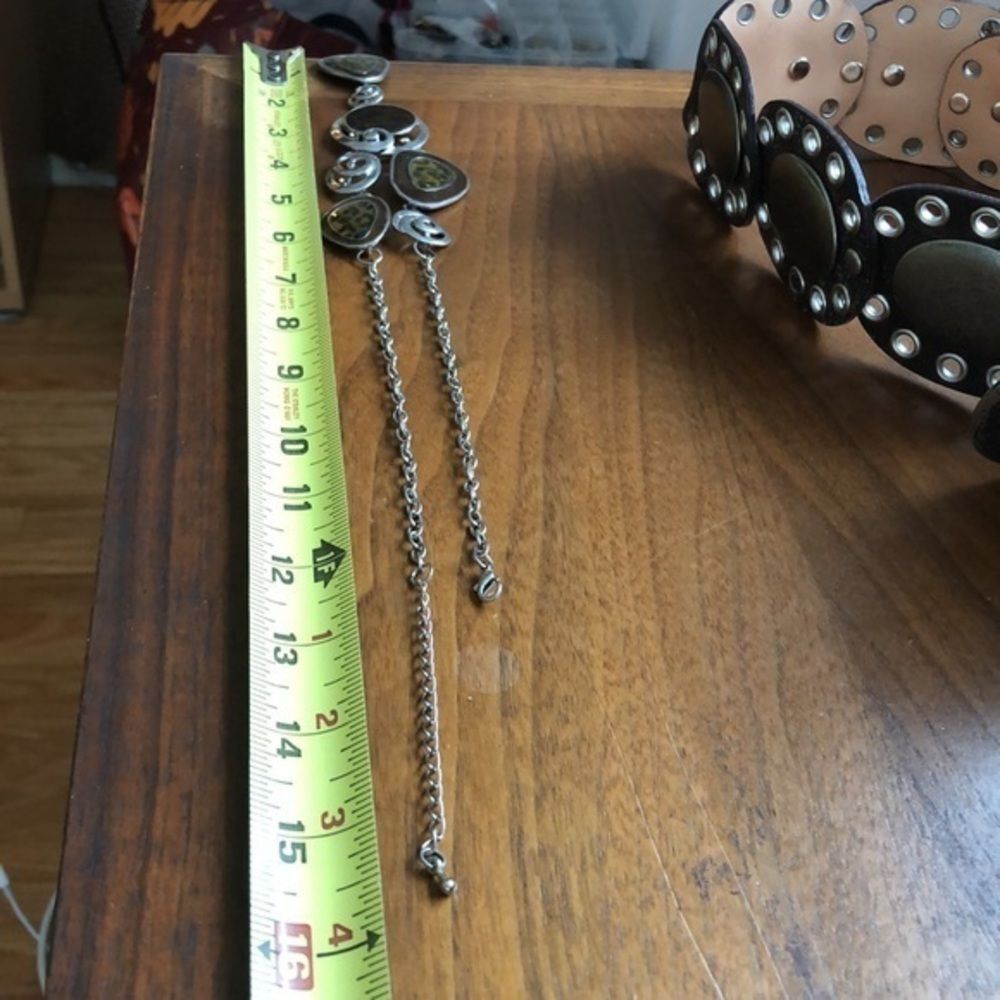 Statement Necklace With Leopard Print - image 8